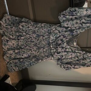 Lush Floral Print Dress